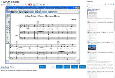 GVOX Encore - Flamory bookmarks and screenshots