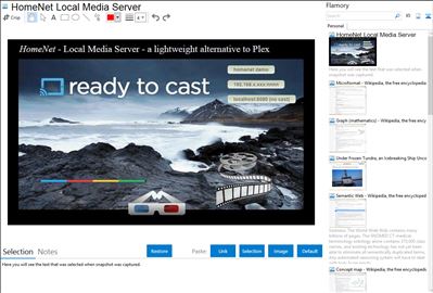 HomeNet Local Media Server - Flamory bookmarks and screenshots