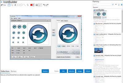IconBuilder - Flamory bookmarks and screenshots