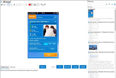 iKnow! - Flamory bookmarks and screenshots