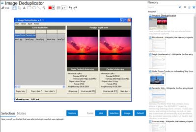 Image Deduplicator - Flamory bookmarks and screenshots