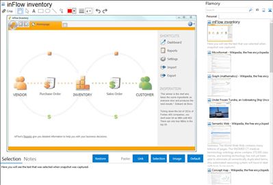 inFlow inventory - Flamory bookmarks and screenshots