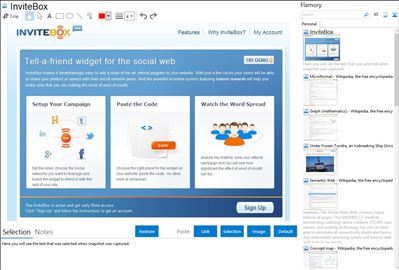 InviteBox - Flamory bookmarks and screenshots