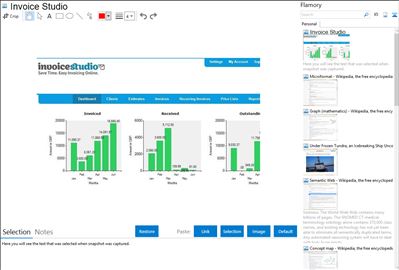 Invoice Studio - Flamory bookmarks and screenshots