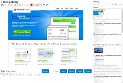 Invoiceberry - Flamory bookmarks and screenshots