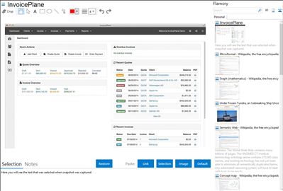 InvoicePlane - Flamory bookmarks and screenshots