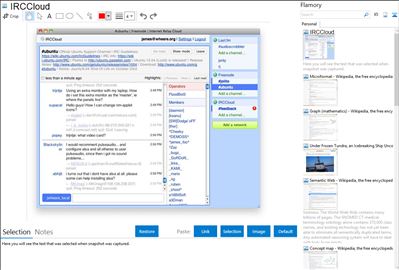 IRCCloud - Flamory bookmarks and screenshots