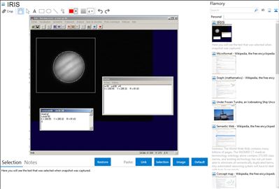 IRIS - Flamory bookmarks and screenshots