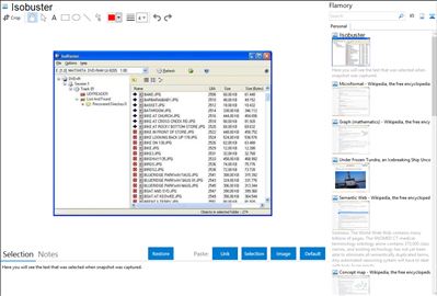 Isobuster - Flamory bookmarks and screenshots