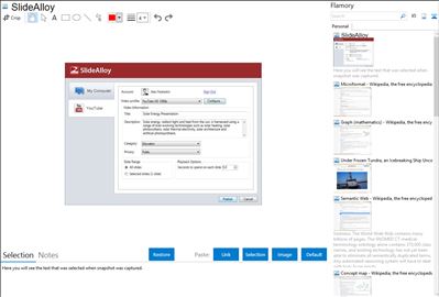 SlideAlloy - Flamory bookmarks and screenshots