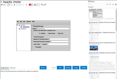 Apache Jmeter - Flamory bookmarks and screenshots