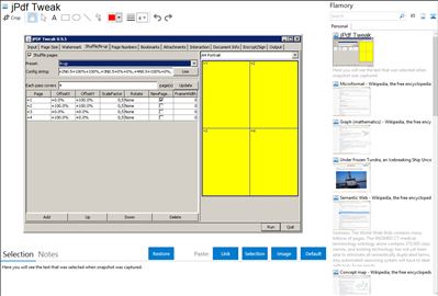 jPdf Tweak - Flamory bookmarks and screenshots