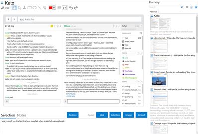 Kato - Flamory bookmarks and screenshots