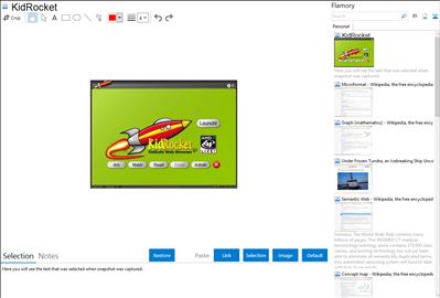 KidRocket - Flamory bookmarks and screenshots