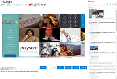 KloodIn - Flamory bookmarks and screenshots