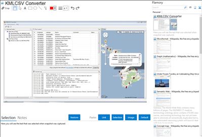 KMLCSV Converter - Flamory bookmarks and screenshots