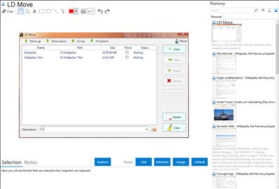 LD Move - Flamory bookmarks and screenshots