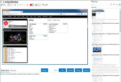 LimboMedia - Flamory bookmarks and screenshots