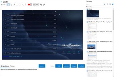Llink - Flamory bookmarks and screenshots