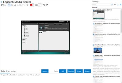 Logitech Media Server - Flamory bookmarks and screenshots