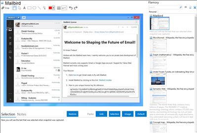Mailbird - Flamory bookmarks and screenshots