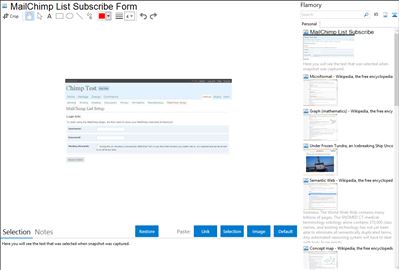 MailChimp List Subscribe Form - Flamory bookmarks and screenshots