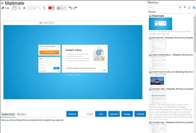 Mailimate - Flamory bookmarks and screenshots