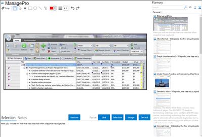 ManagePro - Flamory bookmarks and screenshots