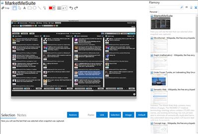 MarketMeSuite - Flamory bookmarks and screenshots