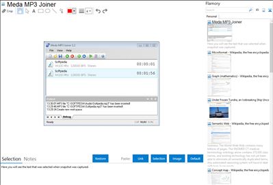 Meda MP3 Joiner - Flamory bookmarks and screenshots