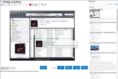 Media Jukebox - Flamory bookmarks and screenshots