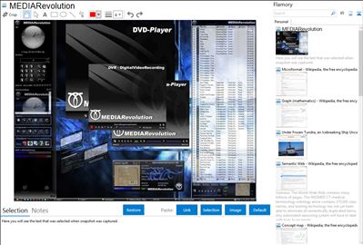 MEDIARevolution - Flamory bookmarks and screenshots