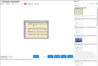Melody Assistant - Flamory bookmarks and screenshots