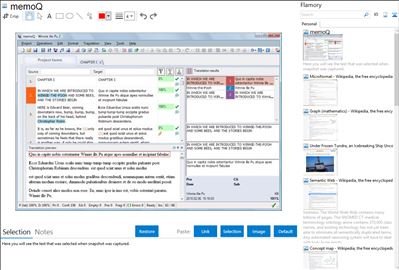 memoQ - Flamory bookmarks and screenshots