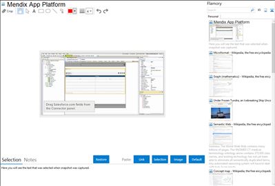 Mendix App Platform - Flamory bookmarks and screenshots