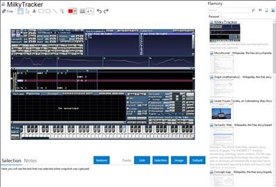 MilkyTracker - Flamory bookmarks and screenshots