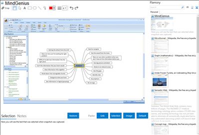 MindGenius - Flamory bookmarks and screenshots