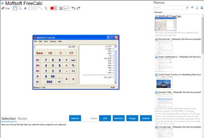 Moffsoft FreeCalc - Flamory bookmarks and screenshots