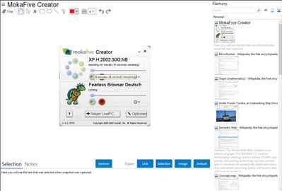 MokaFive Creator - Flamory bookmarks and screenshots