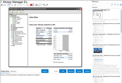 Money Manager Ex - Flamory bookmarks and screenshots