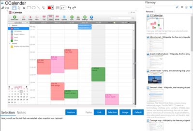 CCalendar - Flamory bookmarks and screenshots