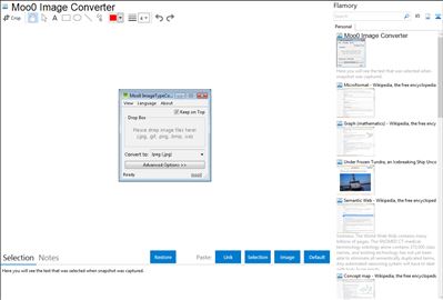 Moo0 Image Converter - Flamory bookmarks and screenshots
