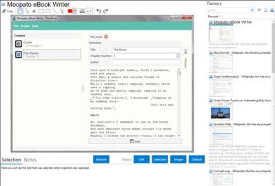 Moopato eBook Writer - Flamory bookmarks and screenshots