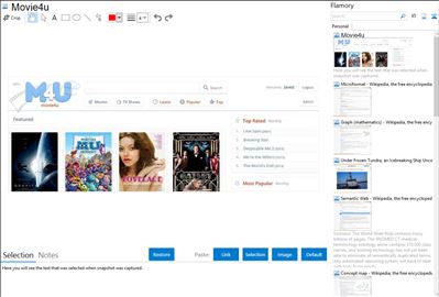 Movie4u - Flamory bookmarks and screenshots
