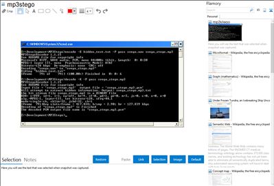 mp3stego - Flamory bookmarks and screenshots