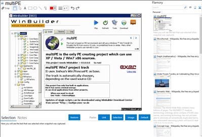 multiPE - Flamory bookmarks and screenshots