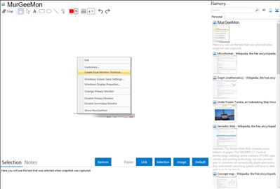 MurGeeMon - Flamory bookmarks and screenshots