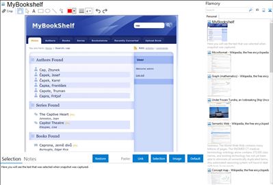 MyBookshelf - Flamory bookmarks and screenshots