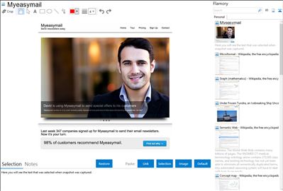 Myeasymail - Flamory bookmarks and screenshots