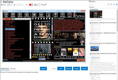 MyFilms - Flamory bookmarks and screenshots